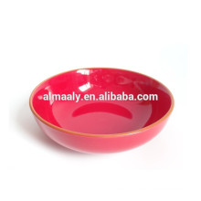 full color ceramic grazed fuir plate